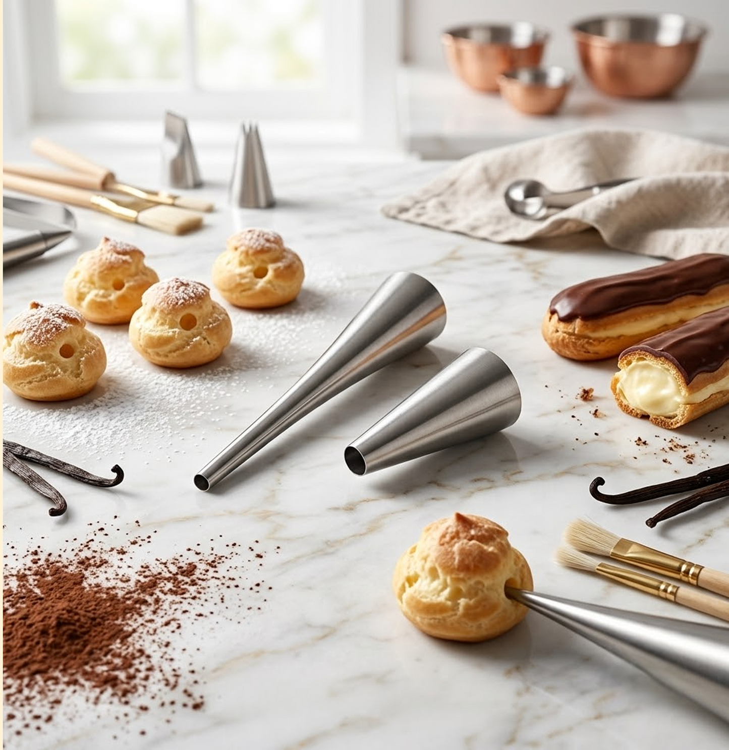 Filling Nozzle Puff Special Nozzle Set Pastry Tips Cupcake Cake Decorating