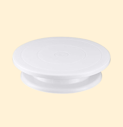 11 Inch Rotating Cake Turntable – White