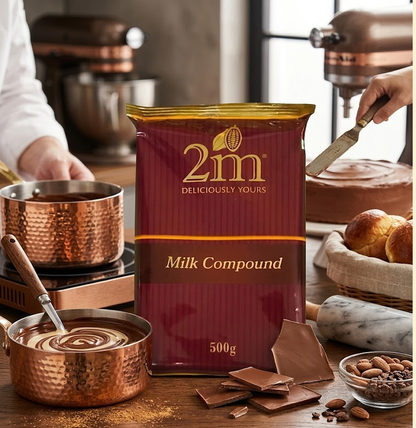2M Cocoa Milk Compound - 500 Gm