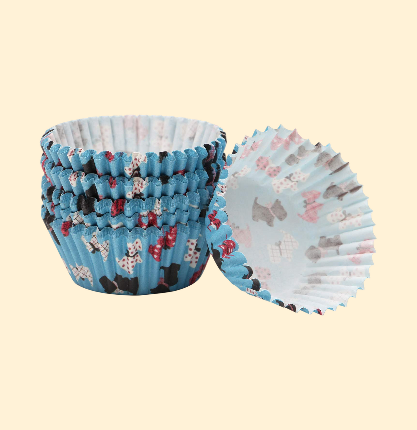 Paper Baking Muffin Cupcake Liners – Pack of 100 Multicolour