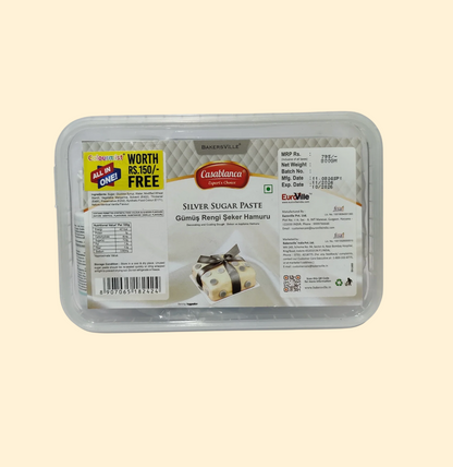 Casablanca Silver Sugar Paste – 800g