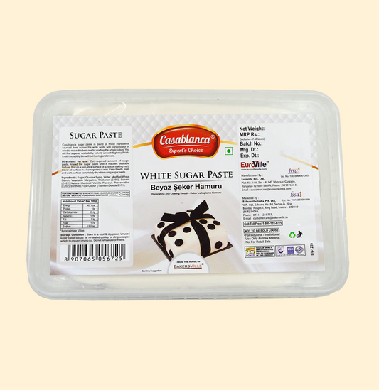 Casablanca Sugar Paste White – 250 Gm