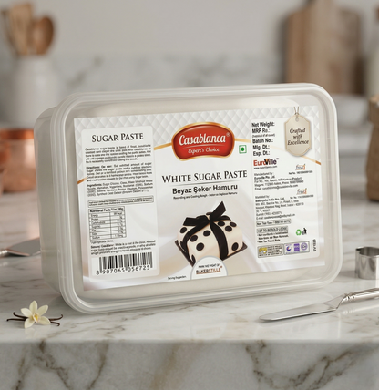 Casablanca Sugar Paste White – 250 Gm