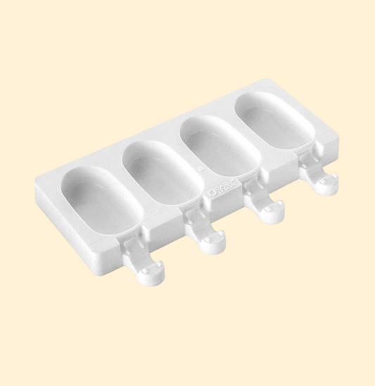 Silicone Popsicle & Kulfi Mold – 4 Cavities