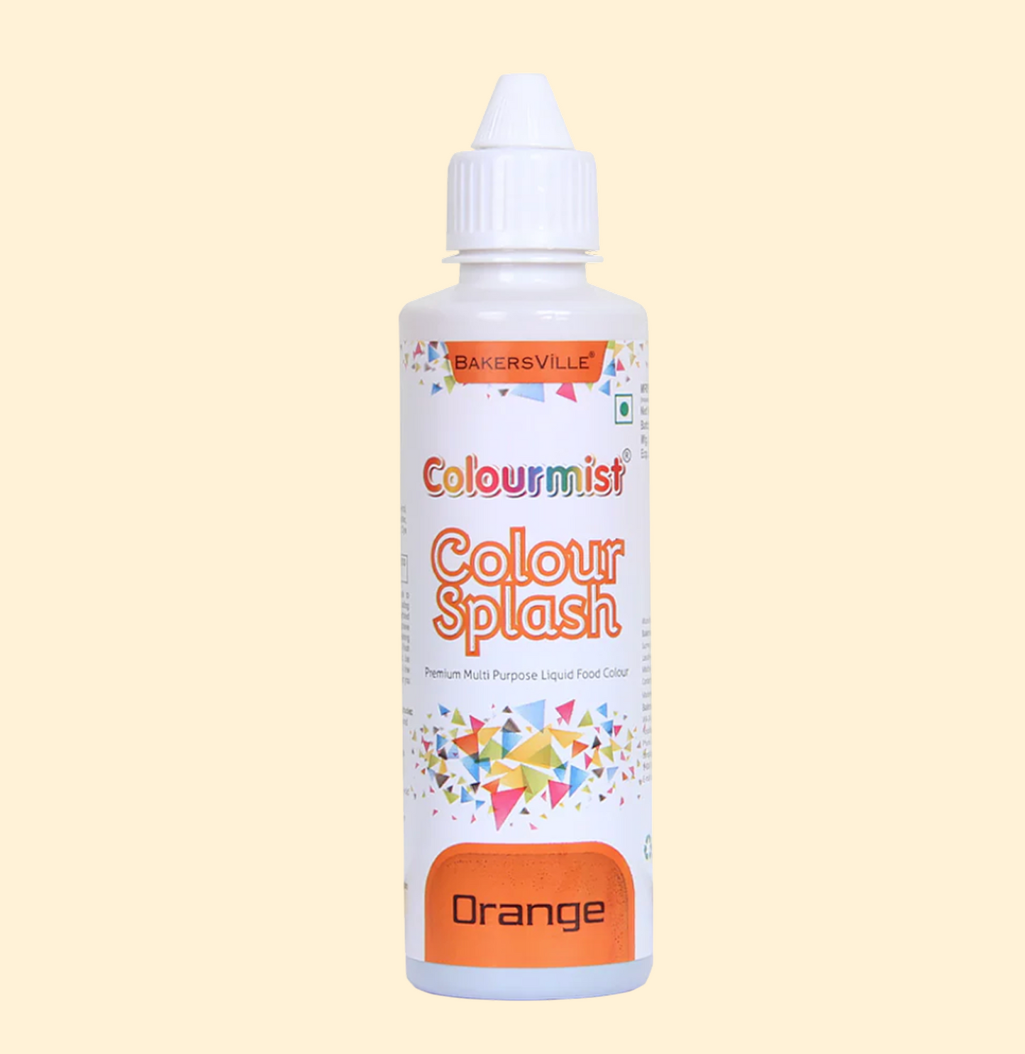 Colourmist Colour Splash Premium Multipurpose Liquid Food Colour – Orange (200g)