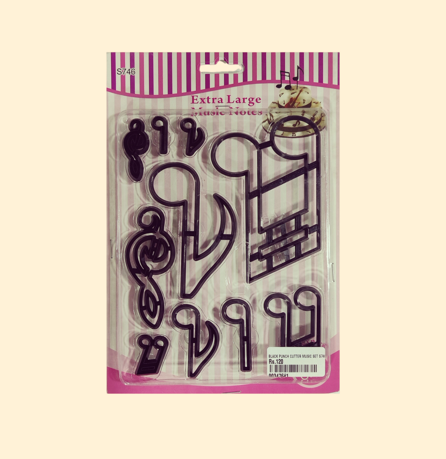 Extra Large Music Notes Punch Cutter Set