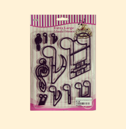 Extra Large Music Notes Punch Cutter Set