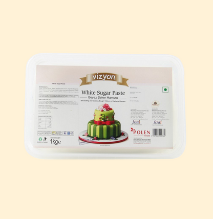 Vizyon Sugar Paste/Fondant – White (1kg)