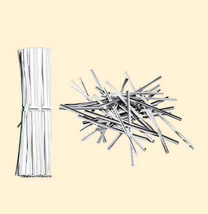 Metallic Twist Ties for Cake Pops & Gift Packaging