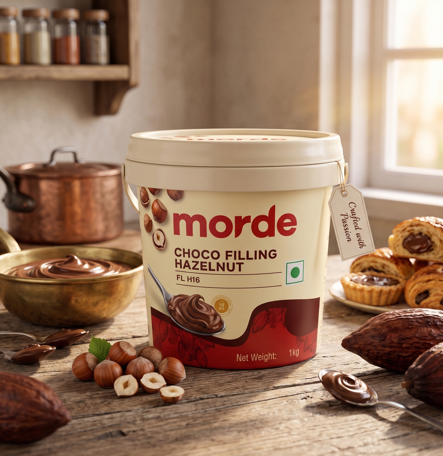 Morde Choco Filling Hazelnut - 1 Kg