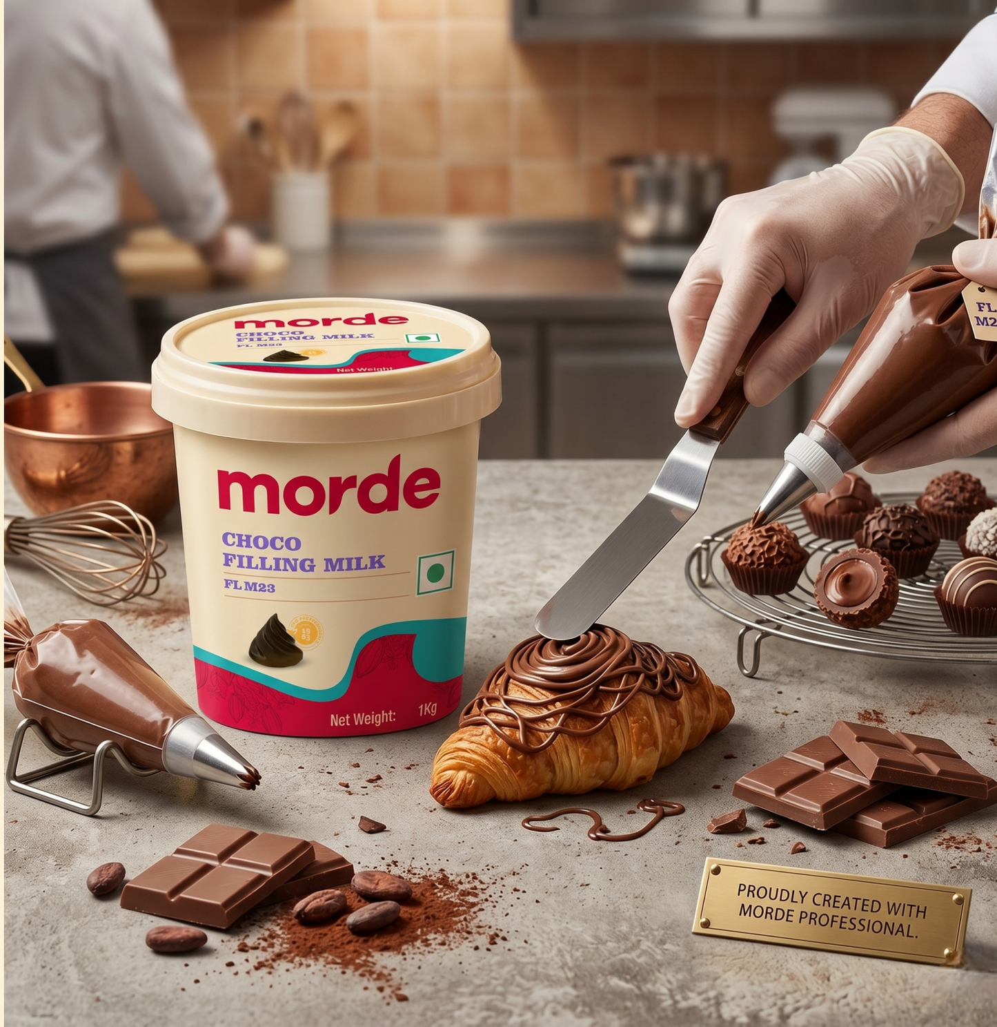 Morde Choco Filling Milk - 1 Kg