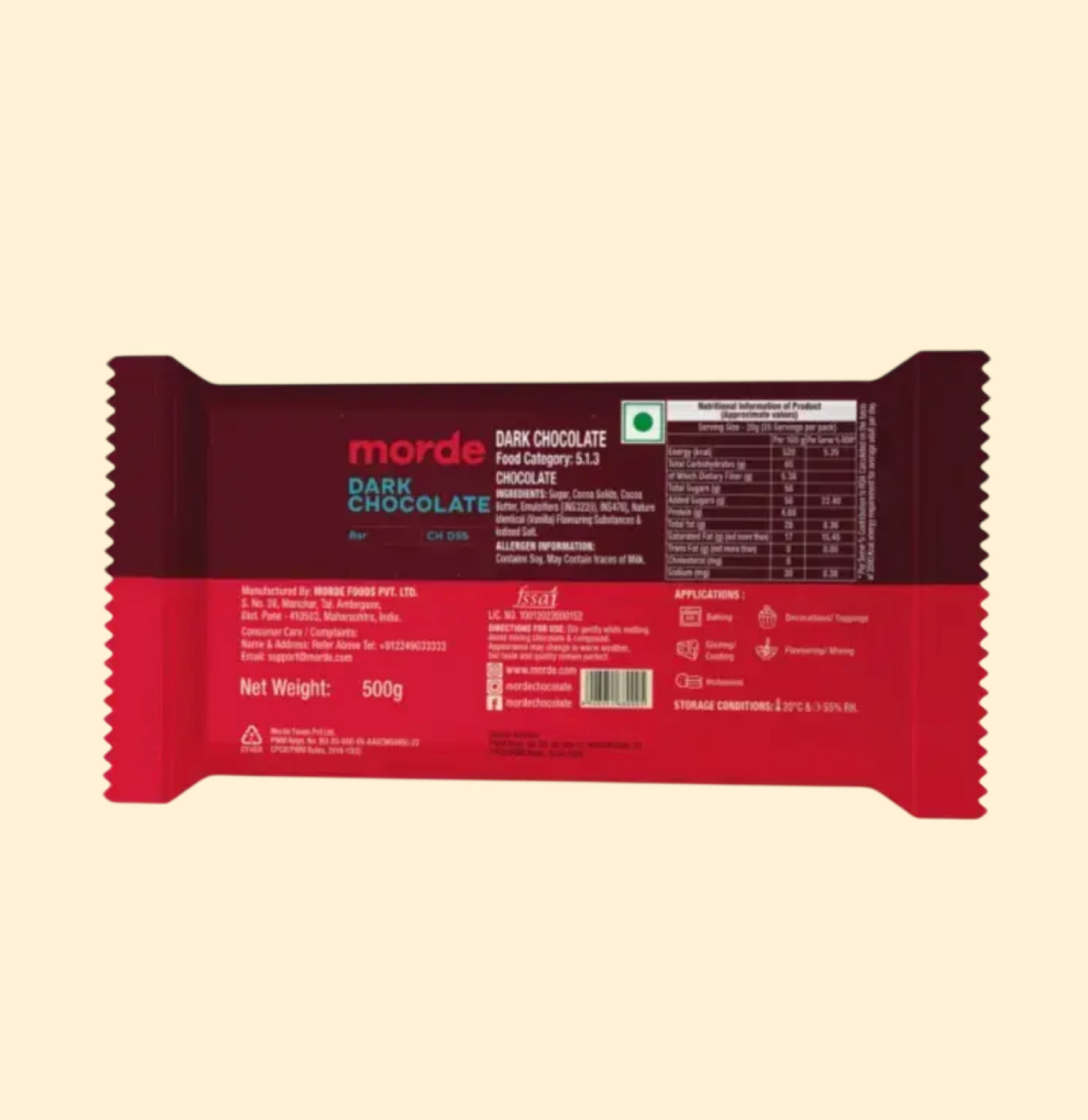 Morde D55 Dark Chocolate - 500 Gm