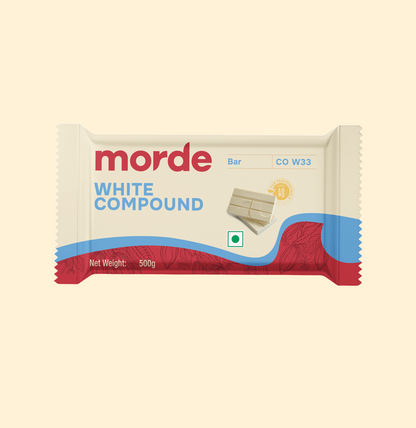 Morde White Compound Chocolate - 500 Gm