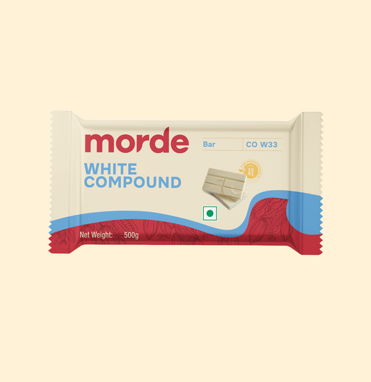 Morde White Compound Chocolate - 500 Gm