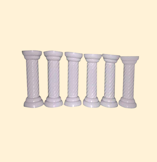 Plastic Cake Pillars – Pack of 6