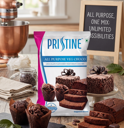 Pristine All Purpose Veg Chocolate Cake Premix – 5kg
