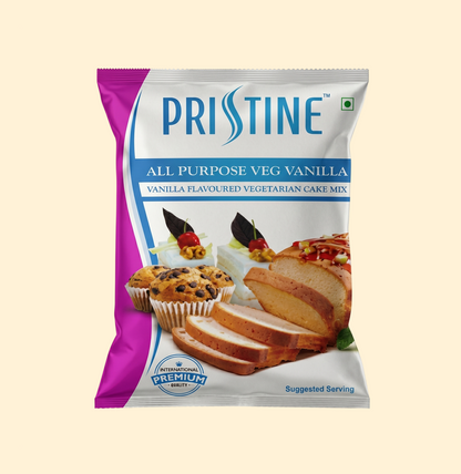 Pristine All Purpose Veg Vanilla Cake Premix – 5kg