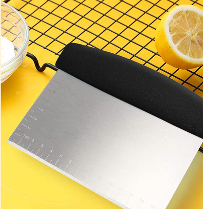 Stainless Steel Dough Scraper – 6 Inch