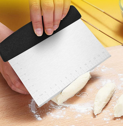 Stainless Steel Dough Scraper – 6 Inch