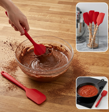 Premium Silicone Spatula with Steel Core – 11 Inch (Multicolour)