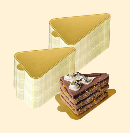Triangle Golden Pastry Base (Pack of 50)