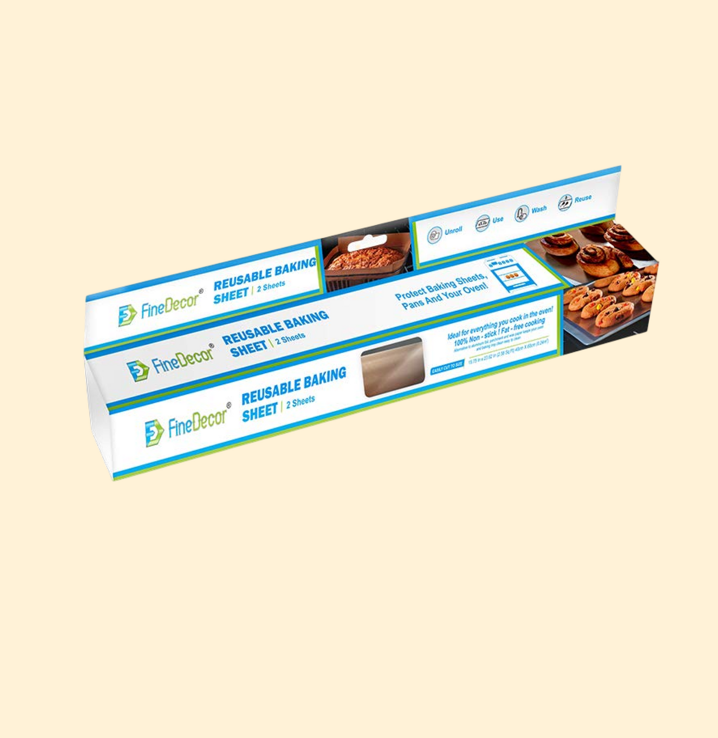 FineDecor Reusable Baking Parchment Sheet